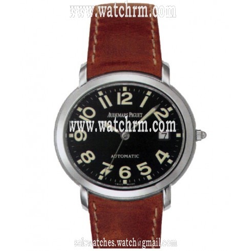 Audemars Piguet Millenary Black Dial Brown Leather Men's Automatic Watch 15016STOOD080VS01