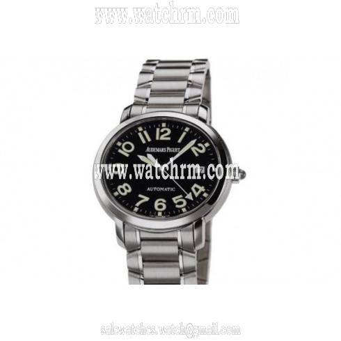 Audemars Piguet Millenary Black Dial Stainless Steel Automatic Men's Watch 15049STO1136ST01