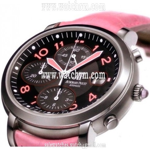 Audemars Piguet Millenary Chronograph Automatic Black Dial Ladies Watch 26011ST.OO.D078CR.01