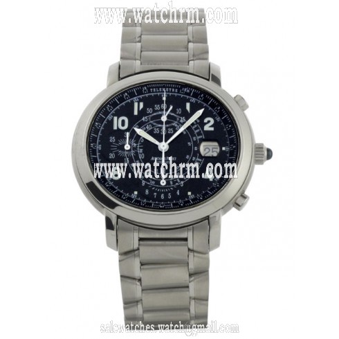 Audemars Piguet Millenary Chronograph Automatic Black Dial Stainless Steel Men's Watch 25897ST.O.1136ST.02