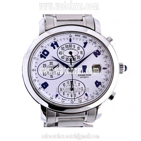 Audemars Piguet Millenary Chronograph Automatic Stainless Steel Men's Watch 25897ST.OO.1136ST.01