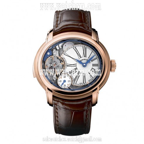 Audemars Piguet Millenary Minute Repeater Gold White Enamel Dial Men's Hand Wind Watch 26371OR.OO.D803CR.01