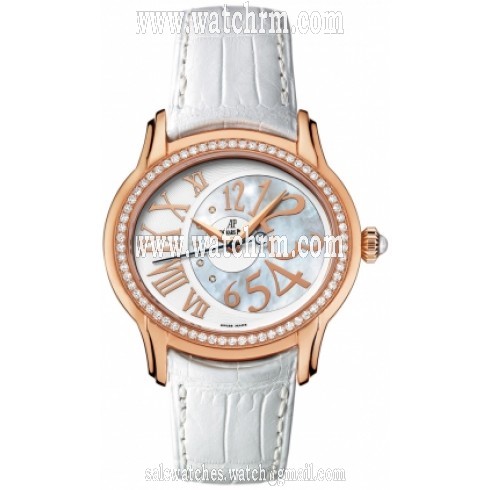 Audemars Piguet Millenary Mother of Pearl Diamond Ladies Watch 77301OR.ZZ.D015CR.01