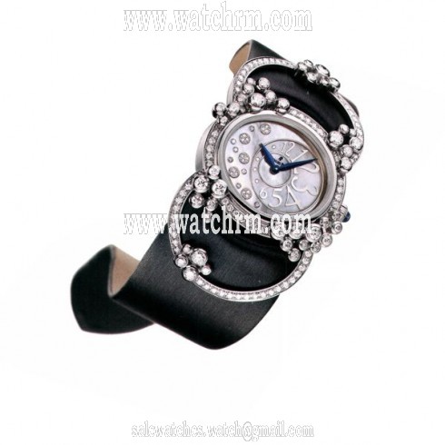 Audemars Piguet Millenary Precieuse Diamond Manual Wind White Gold Ladies Watch 77227BC.ZZ.A007SU.01