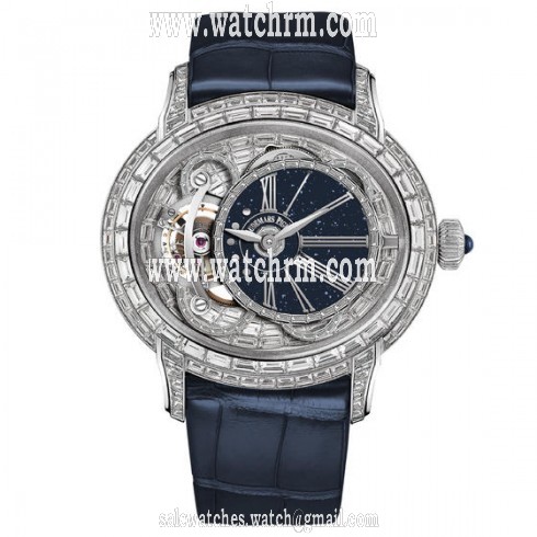 Audemars Piguet Millenary Tourbillion Blue Aventurine Dial Men's Hand Wind Watch 26381BC.ZZ.D312CR.02