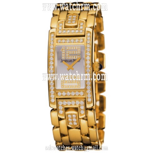 Audemars Piguet Promesse Diamond 18 kt Yellow Gold Ladies Watch 67405BA.Z.1181BA.03