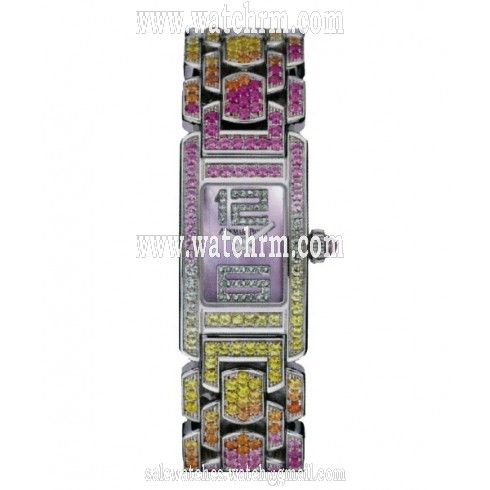 Audemars Piguet Promesse Multi-Colored Sapphire White Gold Ladies Watch 67465BC.YY.1189BC.01