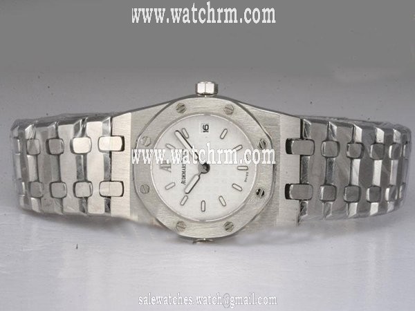 Audemars Piguet Royal Oak 15202ST.OO.0944ST.01 White Dial Quartz Stainless Steel Bezel Watch