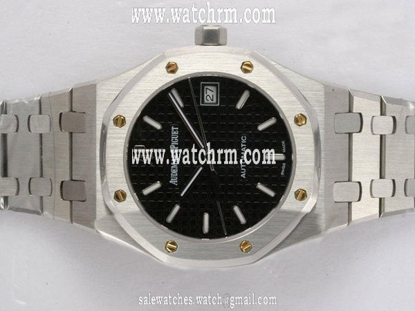 Audemars Piguet Royal Oak 15300ST.OO.1220ST.03 Round Black Dial Automatic Watch