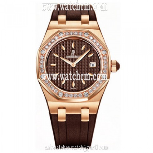 Audemars Piguet Royal Oak 18K Gold Case Ladies Watch 67621OR-ZZ-D080CA-01