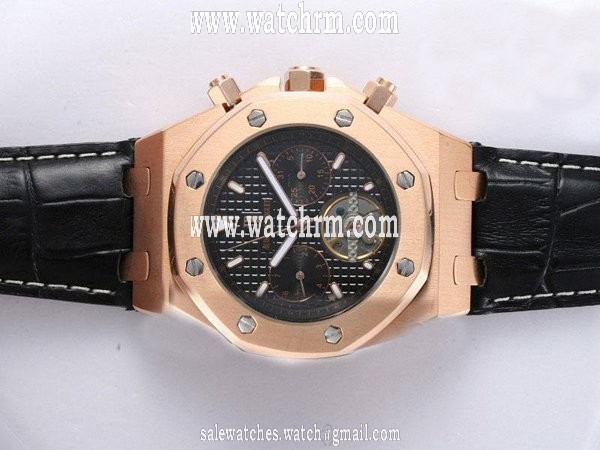 Audemars Piguet Royal Oak 25977OR.OO.D002CR.01 Mens 42mm Rose Gold Case Watch