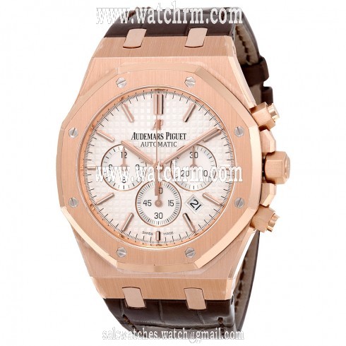 Audemars Piguet Royal Oak Chronograph Automatic 18 kt Rose Gold Men's Watch 26320OR.OO.D088CR.01