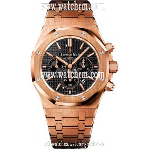 Audemars Piguet Royal Oak Chronograph Black Dial Men's Watch 26320OROO1220OR01