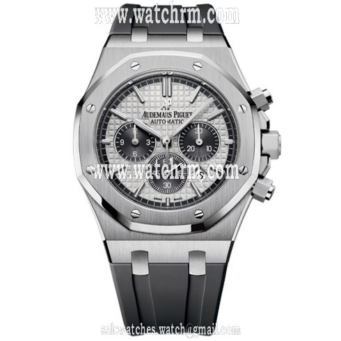 Audemars Piguet Royal Oak Chronograph QE II Cup 2015 Silver Dial Automatic Men's Chronograph Watch 26327TI.OO.D004CA.01