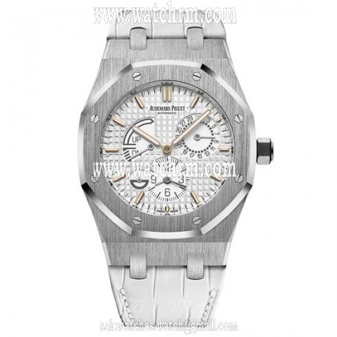 Audemars Piguet Royal Oak Dual Time Silver Dial Automatic Men's Watch 26124ST.OO.D011CR.01