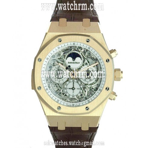 Audemars Piguet Royal Oak Grande Complication Automatic Rose Gold Men's Watch 26065OR.OO.D088CR.01