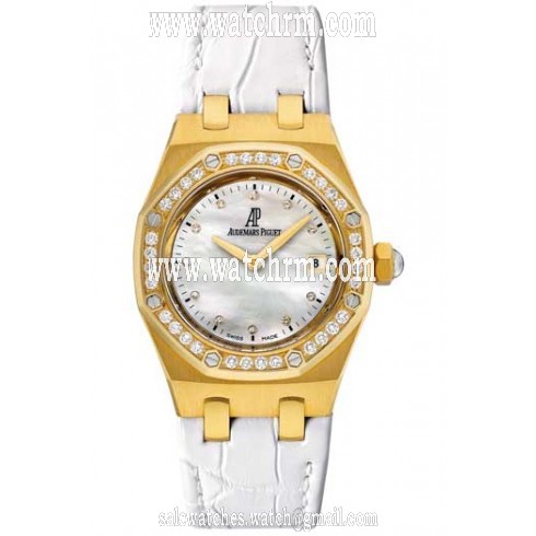Audemars Piguet Royal Oak Mother of Pearl Diamond Ladies Watch 67601BAZZD012CR03