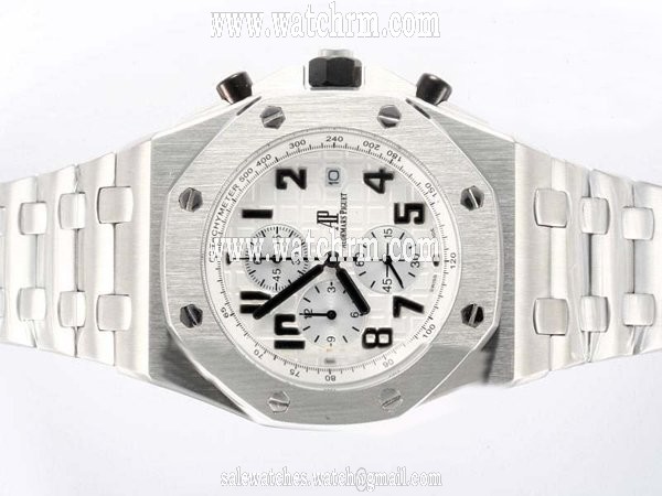 Audemars Piguet Royal Oak Offshore 25721ST.OO.1000ST.07 44mm White Dial Watch