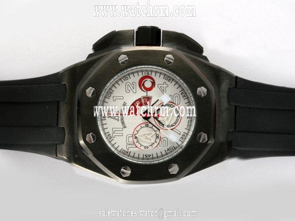 Audemars Piguet Royal Oak Offshore 26062FS.OO.A002CA.01 Black Rubber Strap PVD Bezel Mens Watch