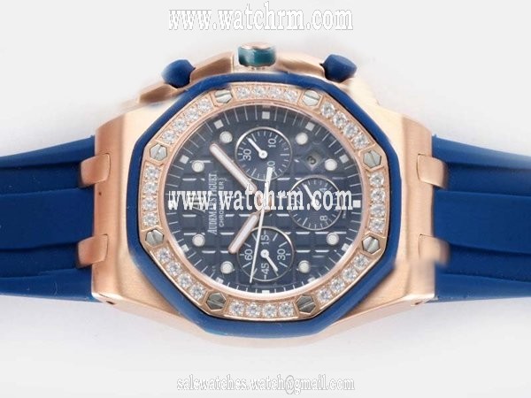 Audemars Piguet Royal Oak Offshore 26113ST.ZZ.D030CR.01 Womens Diamond Bezel Automatic Watch