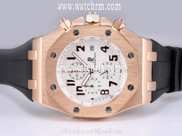 Audemars Piguet Royal Oak Offshore 26170OR.OO.1000OR.01 Rose Gold Case 42mm Mens Watch