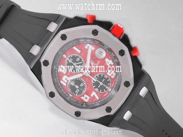 Audemars Piguet Royal Oak Offshore 2619005.00.D003CU.01 Mens Black Rubber Strap 44mm Watch