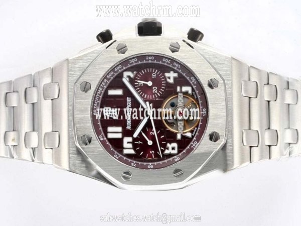 Audemars Piguet Royal Oak Offshore 26550AU.OO.A002CA.01 Mens 44mm Silver Stainless Steel Strap Watch