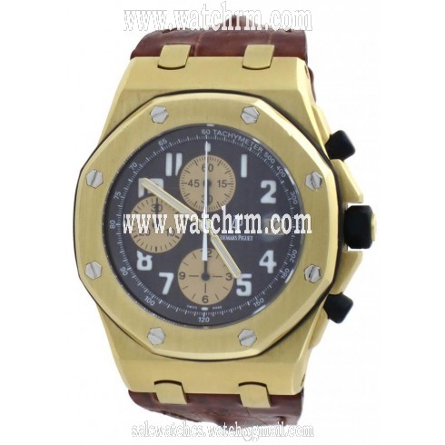 Audemars Piguet Royal Oak Offshore Arnold Schwarzenegger Gold Men's Watch 26007BA.OO.D088CR.01