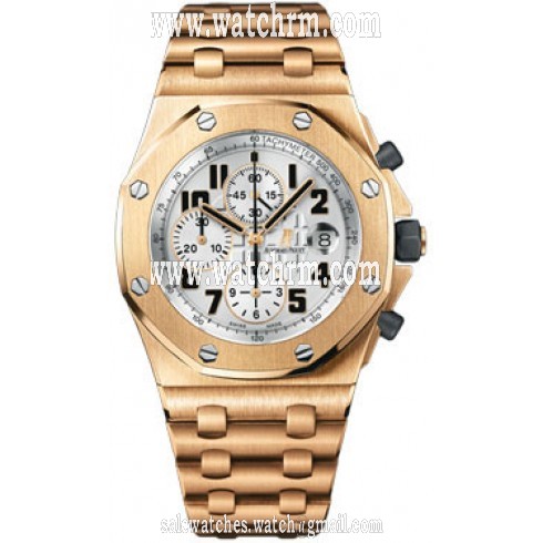 Audemars Piguet Royal Oak Offshore Automatic Chronograph 18 kt Rose Gold Men's Watch 26170OR.OO.1000OR.01