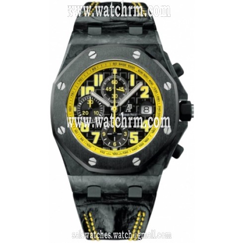Audemars Piguet Royal Oak Offshore Black Dial Chronograph Automatic Men's Watch 26176FOOOD101CR01