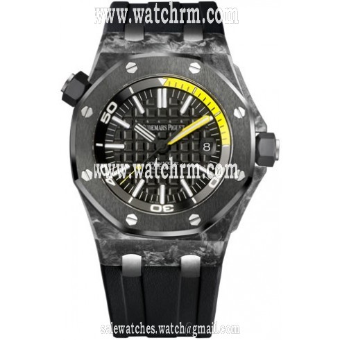 Audemars Piguet Royal Oak Offshore Carbon Diver Men's Watch 15706AU.00.A002CA.01