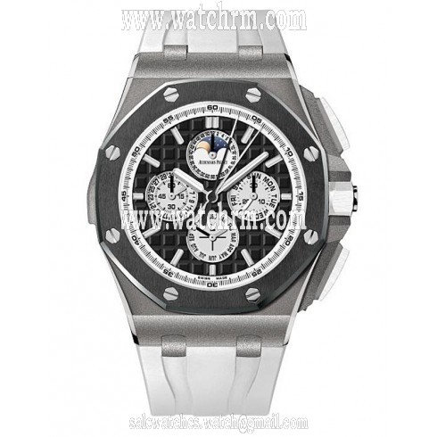Audemars Piguet Royal Oak Offshore Chronograph Perpetual Calendar Titanium Men's Watch 26570IO.OO.A010CA.01