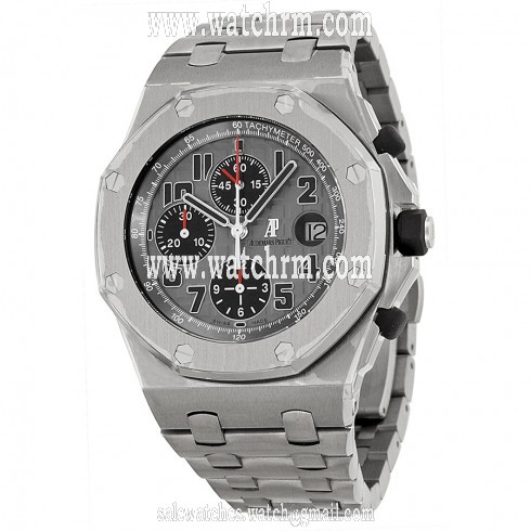 Audemars Piguet Royal Oak Offshore Grey Dial Men's Watch 26170TIOO1000TI01