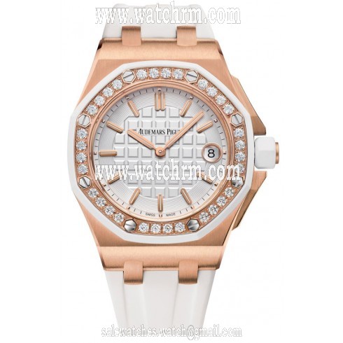 Audemars Piguet Royal Oak Offshore Silver Dial Ladies Watch 67540OKZZA010CA01