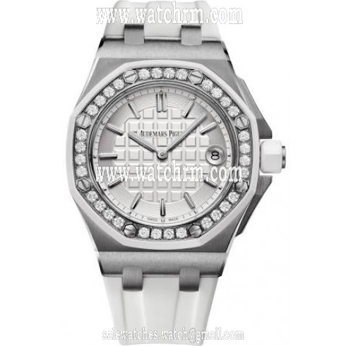 Audemars Piguet Royal Oak Offshore Silvered Dial Ladies Watch 67540SKZZA010CA01
