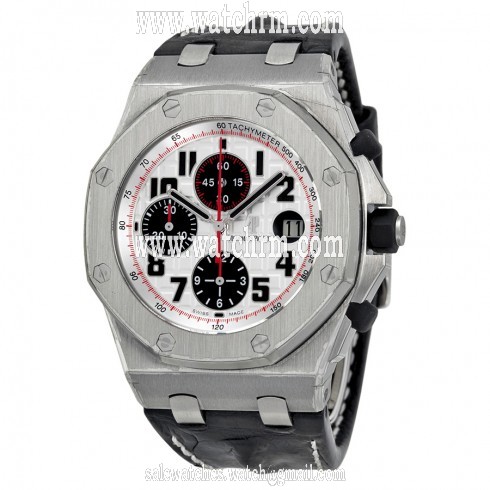 Audemars Piguet Royal Oak Offshore Silver-Tone Dial Men's Watch 26170ST.OO.D101CR.02
