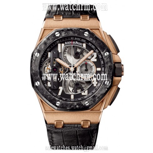 Audemars Piguet Royal Oak Offshore Tourbillon Chronograph Rose Gold Men's Watch 26288Of.OO.D002CR.01