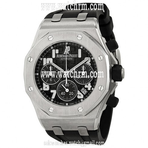 Audemars Piguet Royal Oak Offshorel Chronograph  Black Dia Men's Watch 26283ST.OO.D002CA.01