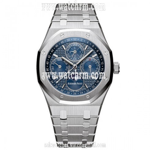 Audemars Piguet Royal Oak Prepetual Calendar Blue Dial Automatic Men's Watch 26574ST.OO.1220ST.02