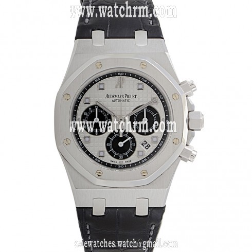 Audemars Piguet Royal Oak Silver Dial Chronograph Men's Watch 26035PTOOD002CR01