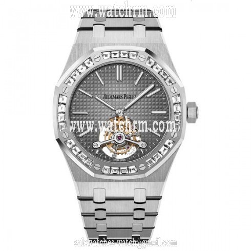 Audemars Piguet Royal Oak Tourbillion Extra- Thin Smkoked Grey Dial Men's Watch 26516PT.ZZ.1220PT.01