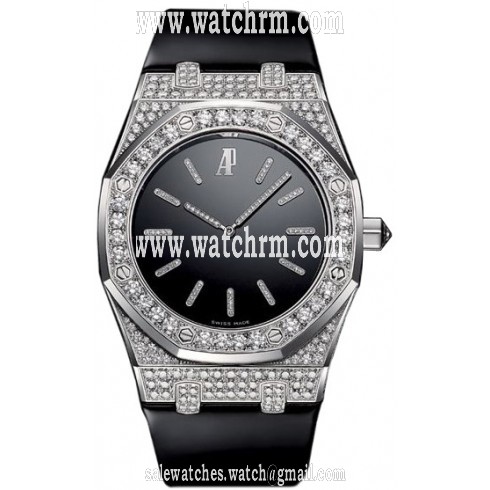 Audemars Piguet Royal Oak Tuxedo Diamond Men's Watch 15154BC.ZZ.D004CU.01