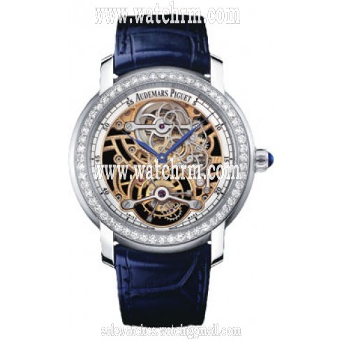 Audemars Piguet Skeleton Tourbillon Diamond Platinum 950 Ladies Watch 26357PT.ZZ.D028CR.01
