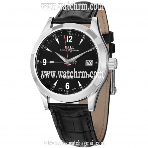 Ball Engineer II Ohio GMT Automatic Black Dial Men's Watch GM1032CL2CJBK1