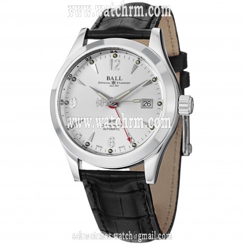 Ball Engineer II Ohio GMT Automatic Silver Dial Men's Watch GM1032CL2CJSL1