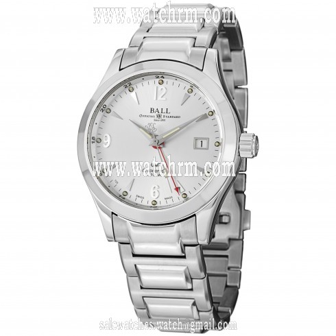 Ball Engineer II Ohio GMT Automatic Silver Dial Men's Watch GM1032C-S2CJ-SL