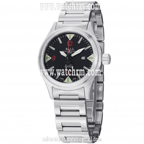 Ball Fireman Automatic Black Dial Steel Mens Watch NL2088D-SJ-BKRD