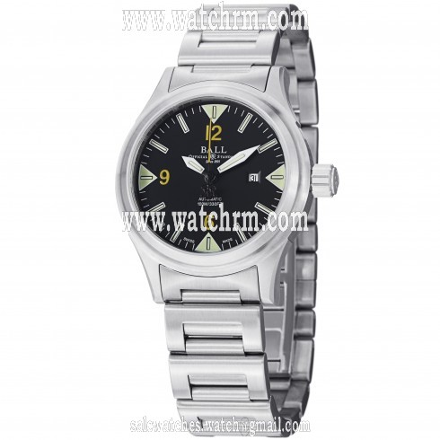 Ball Fireman Automatic Black Dial Steel Mens Watch NL2088D-SJ-BKYE