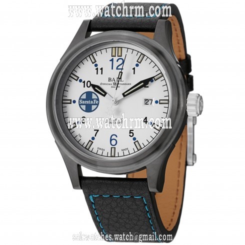Ball Fireman Automatic Silver Dial Leather Men's Watch NM1092C-L3J-SLB