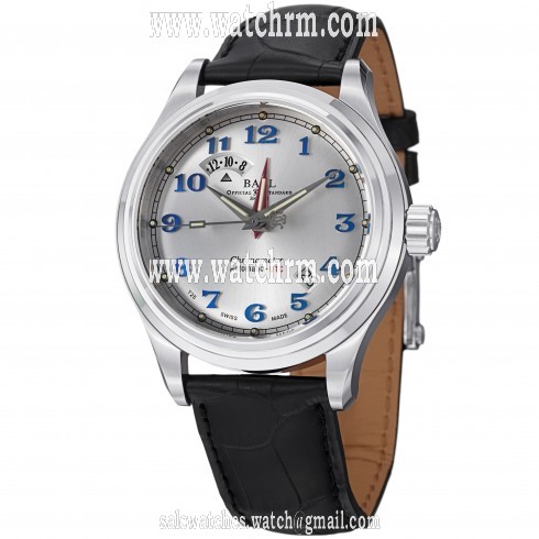 Ball Train Master Dual Time Automatic Silver Dial Men's Watch GM1020DLCJSLBK